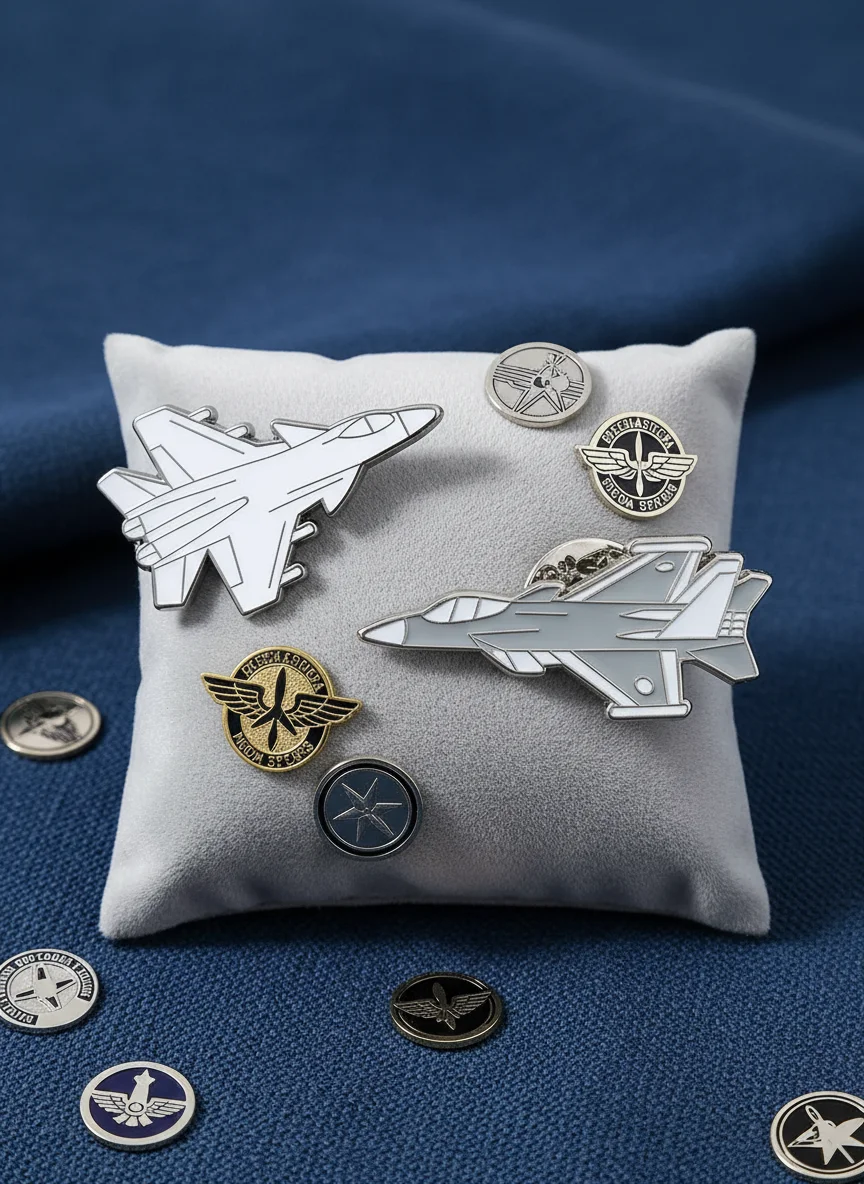 Classic Simple Fighter Jet Enamel Brooches Plane Aircraft Airplane Shaped Pins Backpack Bag Clothes Hat Badge