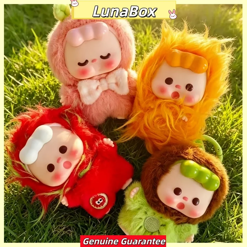 Neue Original Wuwu Fruit Monster Serie Blindbox Niedliche Plüschpuppe Trendige Sammelfigur Schlüsselanhänger Deko-Geschenk für Erwachsene
