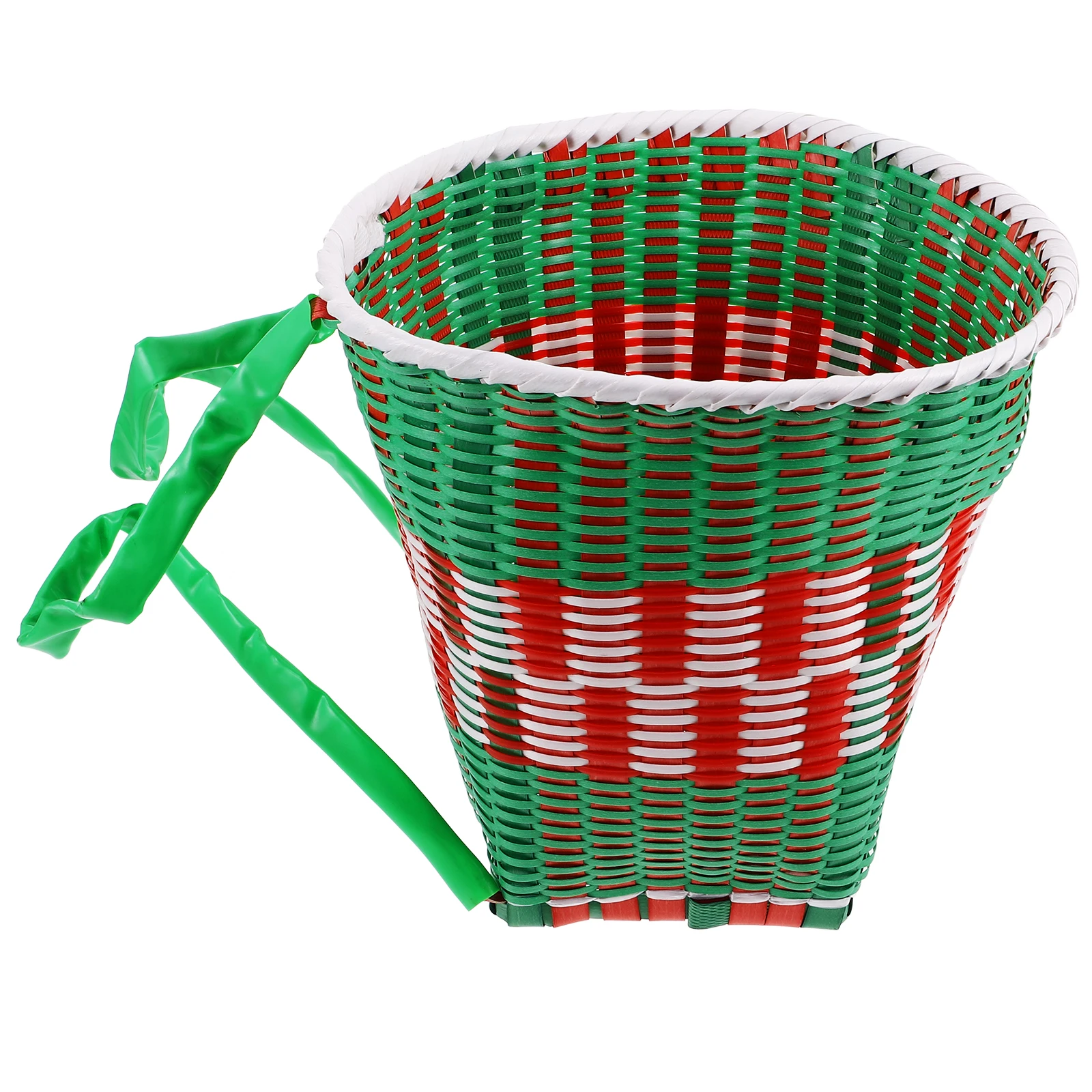 

Plastic Basket Kids Dance Prop Performance Woven Storage Basket Photo Prop Reusable Multi functional