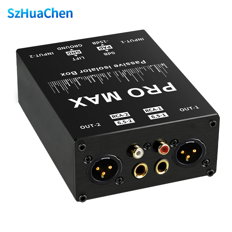 1 Pieces Dual-Channel 6.5 XLR Mixer Audio Isolator Current Sound Noise Mixer Microphone Common Ground Filter Isolator Mixer