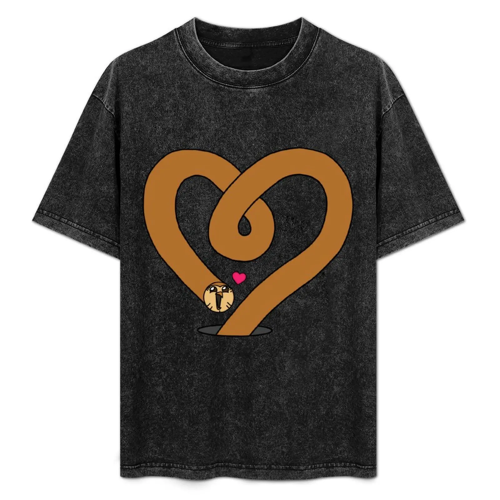 

Hooty heart owl house T-Shirt Casual Streetwear Short Sleeve Tee