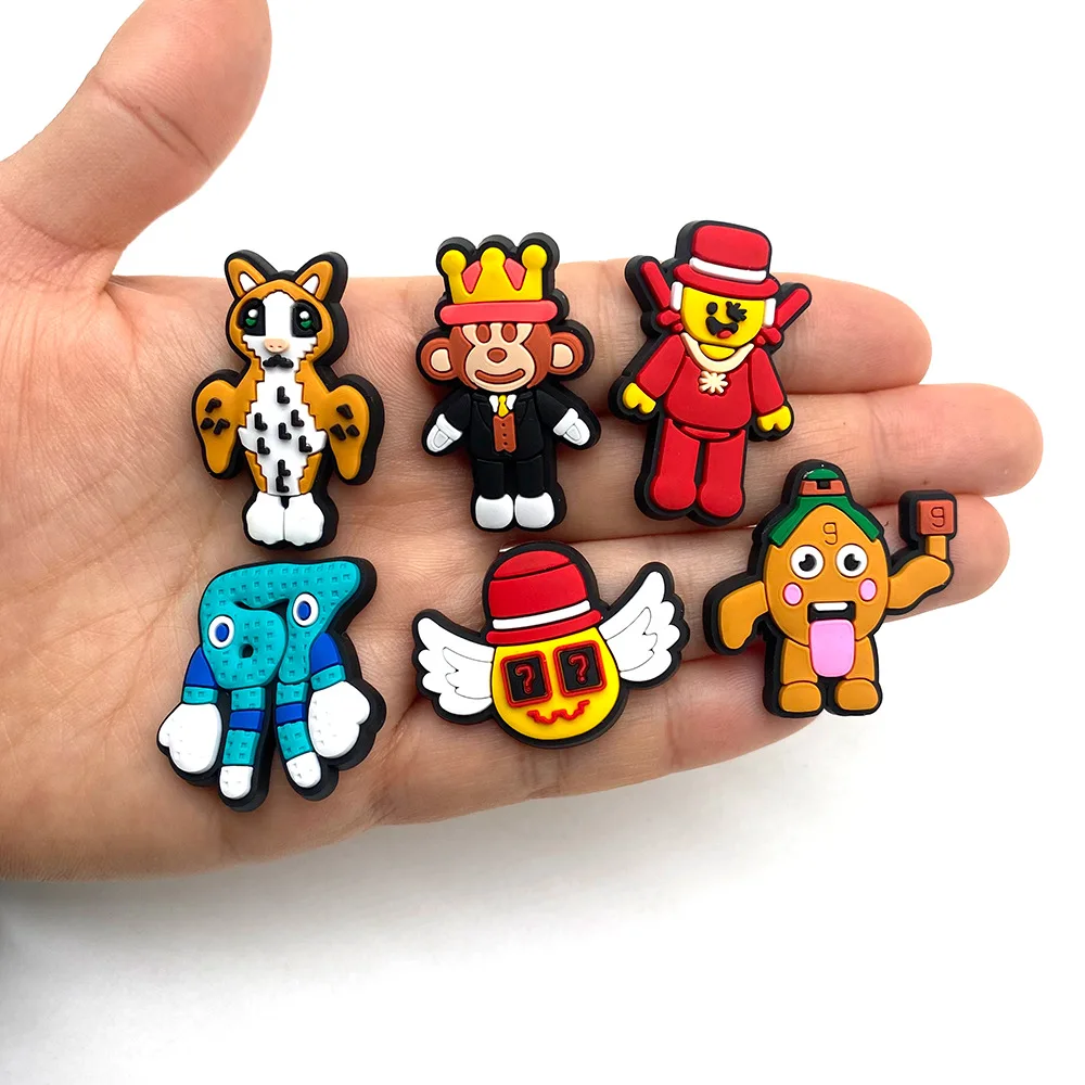 Latest Fashion Hot topic Game cartoon PVC Shoe Charms DIY Accessories Decorations For Clogs Slides Multiple Styles Perfect Gift