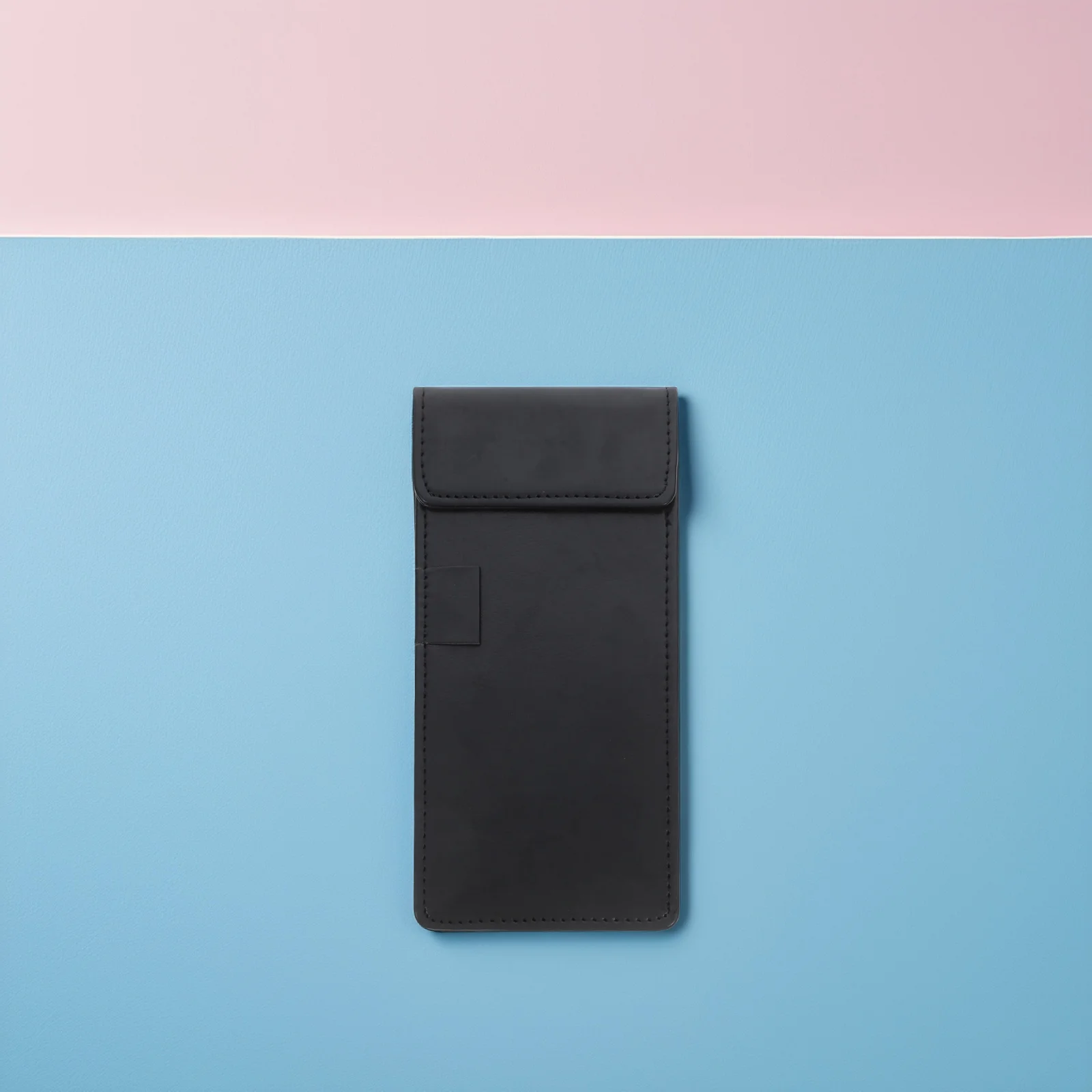 Professional Artificial Clipboard Small Notepad Holder with Pen Loop Compact Lightweight for Receipts Bills Signatures