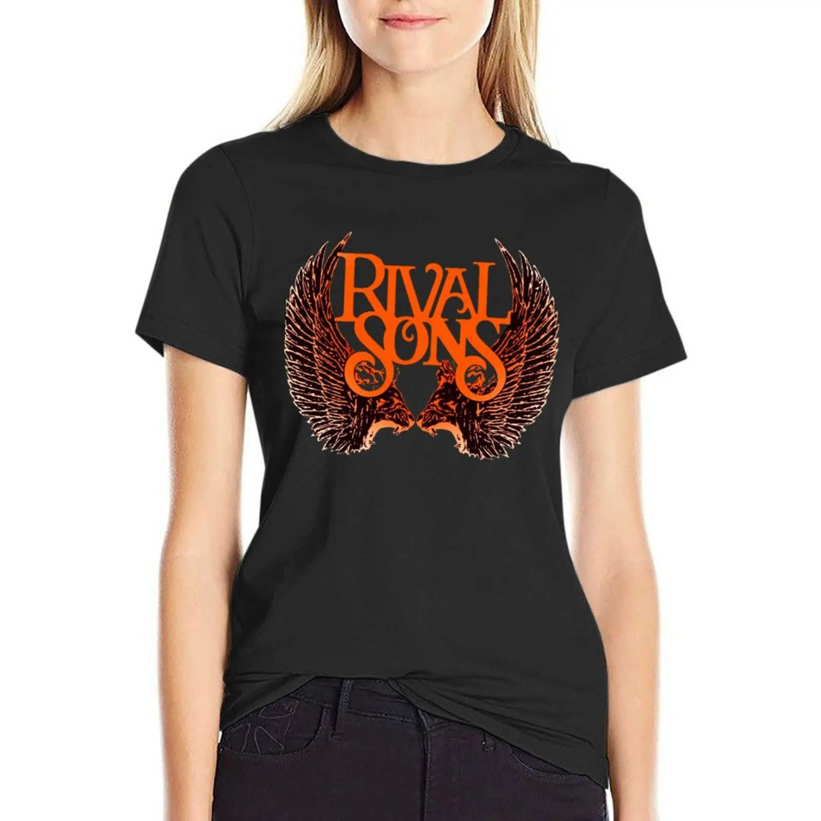 

rival sons band rock best logo of legend T-Shirt female sports fans sweat summer blouses woman 2024