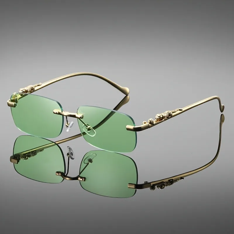 5 أزواج من النظارات النسائية العصرية بدون إطار وإكسسوارات الحفلات على طراز Y2K هدايا نظارات زخرفية غير رسمية