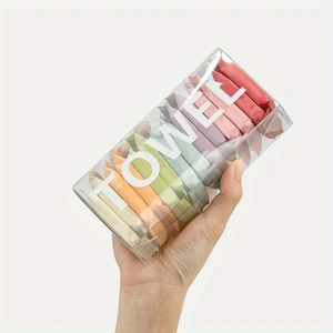 14 PCs/Box Toal Einweg tragbares Reisehandtuch verdickter Tablettenreinigungsreinigung Schönheitshandtuchquadrat Hauptverkäufe Toalhites komprimiert - №7