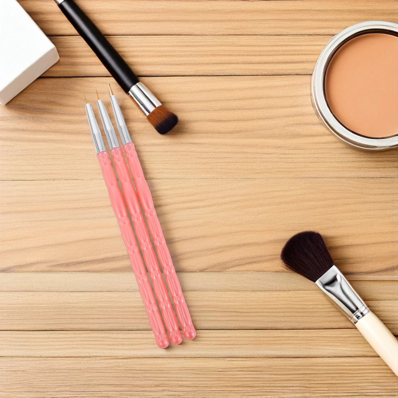 30Pcs Nail Art Liner Brushes Fine Tip Size 7 9 11mm Precision Salon Supplies Nail Design Manicure Drawing Pen Tool