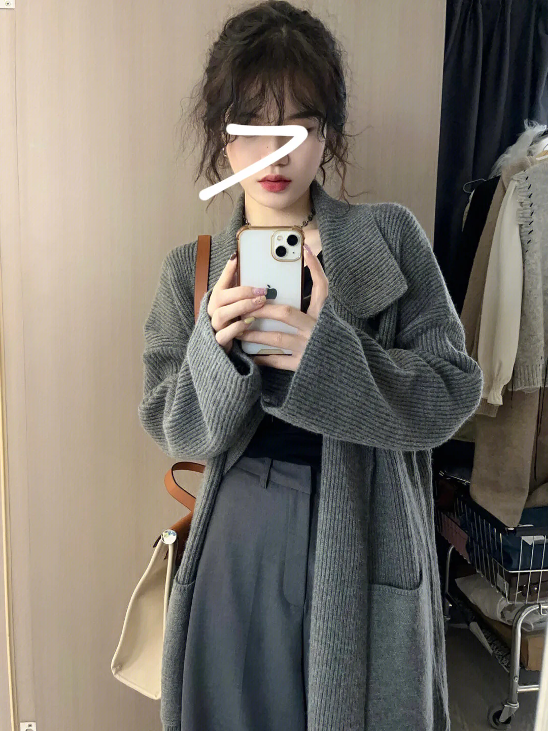 

Ay вязаный свитер средней длины, пальто, женская весенне-осенняя верхняя одежда, ленивый дизайн, воротник, открытый кардиган, топ