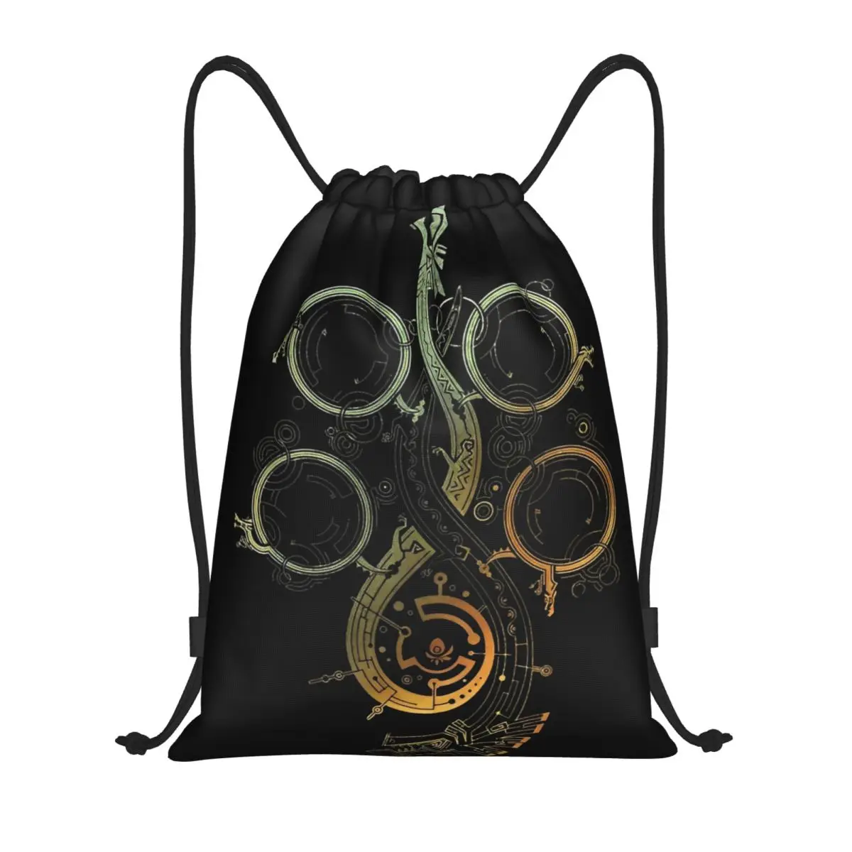 

Monster Hunters Wilds Bag Рюкзак на шнурке Спортивный рюкзак для спортзала Сумки на шнурке для йоги