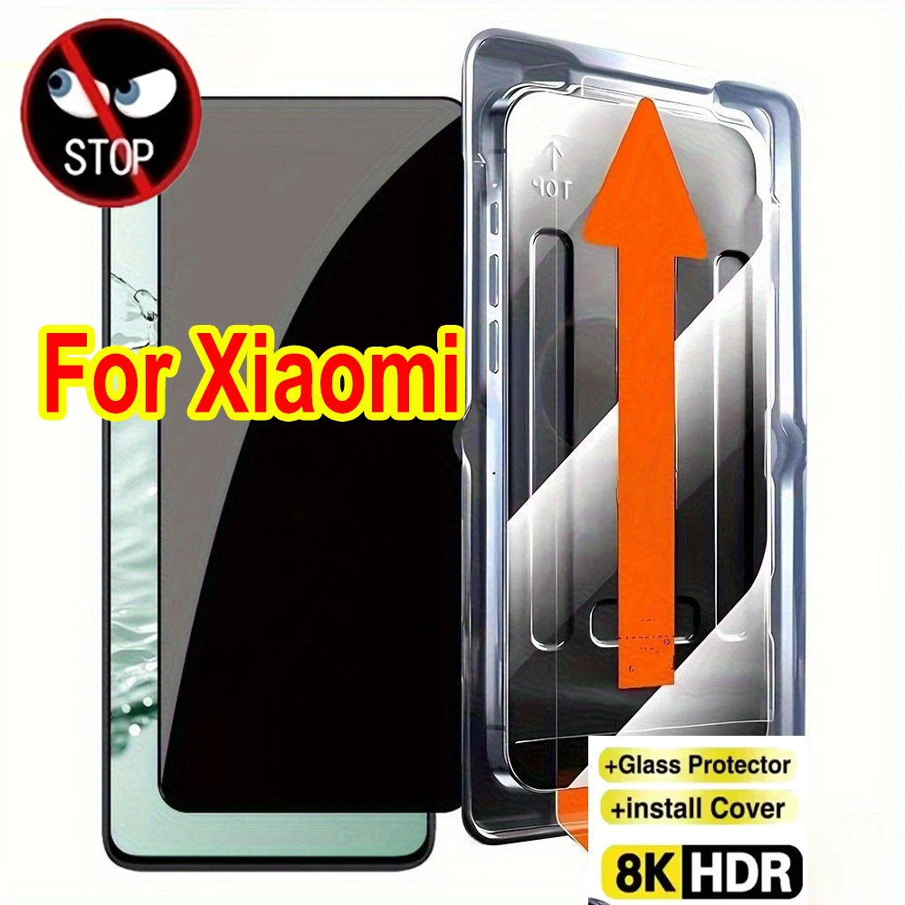 

Oleophobic Coating Privacy Screen Protector For Xiaomi Redmi Note 13 Pro 5G Redmi Note 12 11 10 9 8 7 Pro 14C 12C 10C 13C Glass