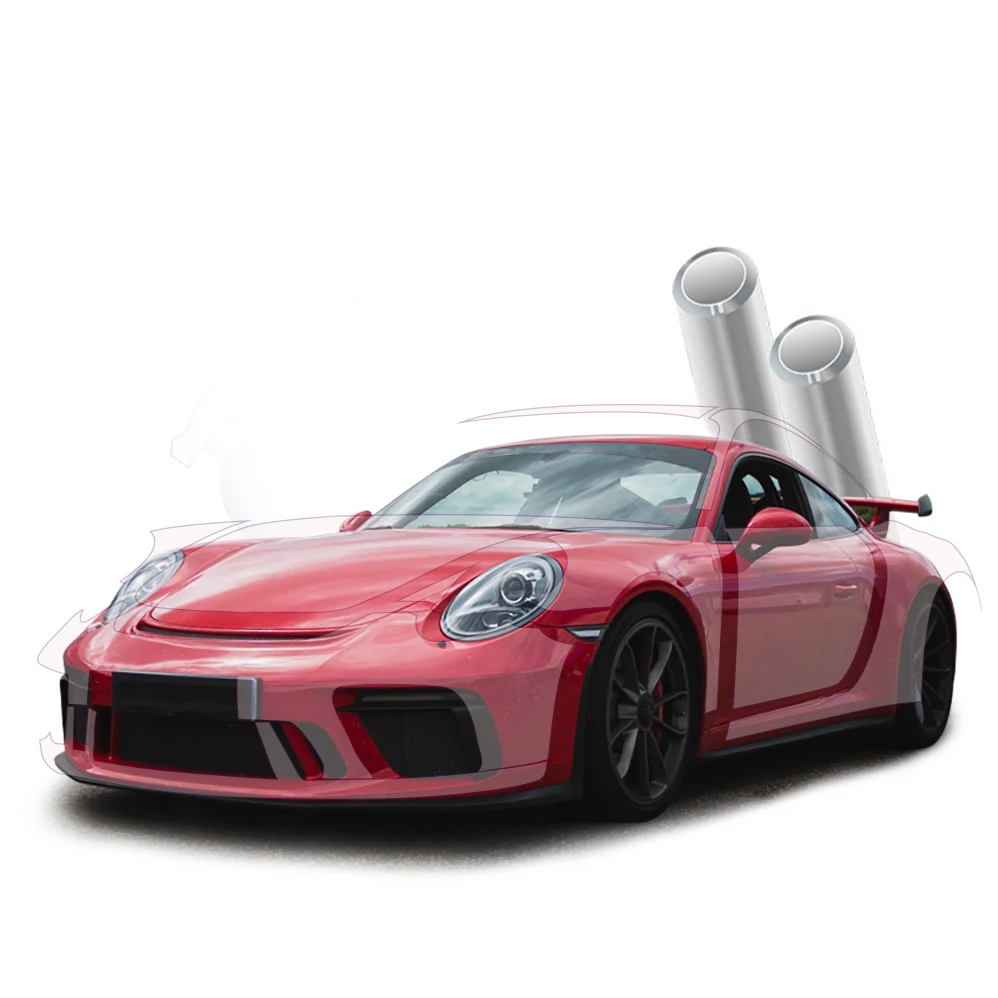 

На 5 лет гарантии 9,5 мил 1,52*15 м/рулон Защитная пленка для кузова автомобиля от царапин ТПУ Автомобильная виниловая защитная пленка для краски