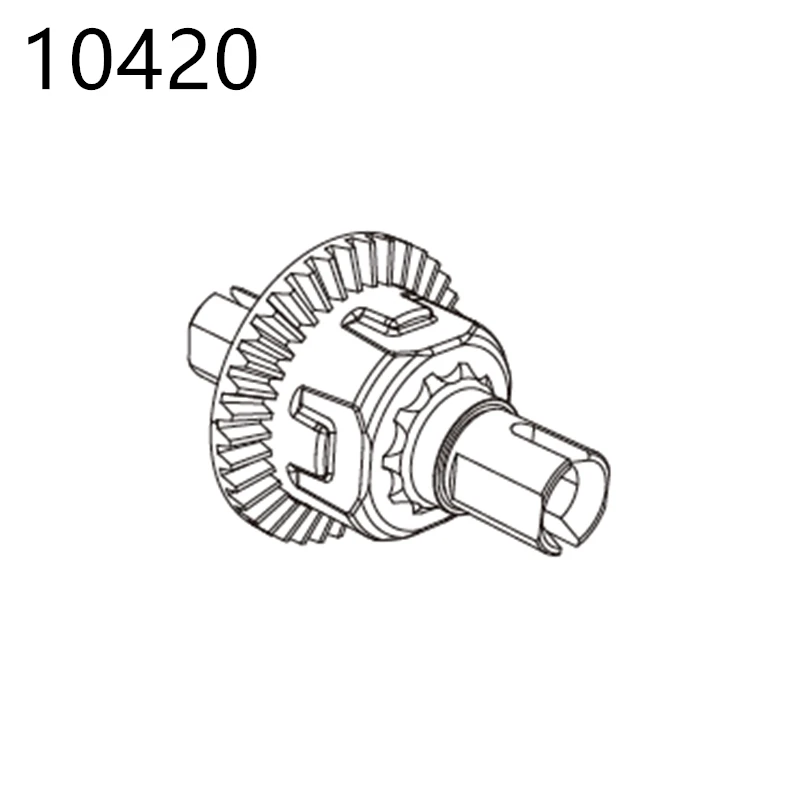 MJX Hyper Go 10208 V2 ดัดแปลงอุปกรณ์เสริม Differential โช้คอัพยางกันชนเกียร์ Swing Arm Link 1/10 RC รถอะไหล่