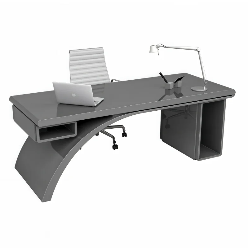 Italian paint computer desk creative special-shaped modern simple desk