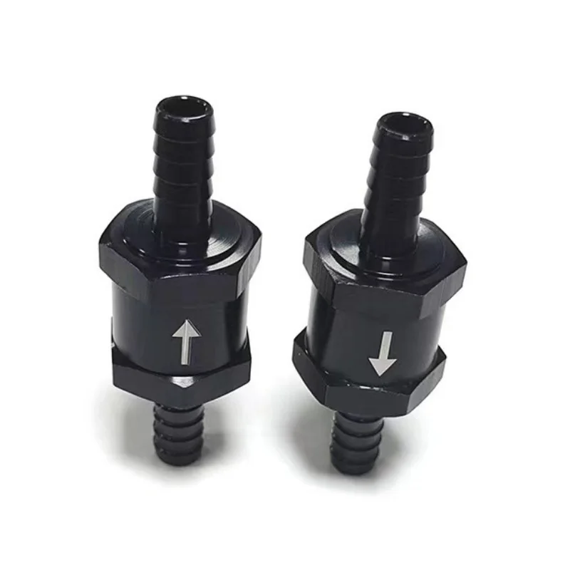 4 個の燃料チェックバルブ、水燃料ディーゼルガソリン用一方向インライン逆止弁 (黒 4mm 6mm 8mm 10mm 12mm 14mm OD）