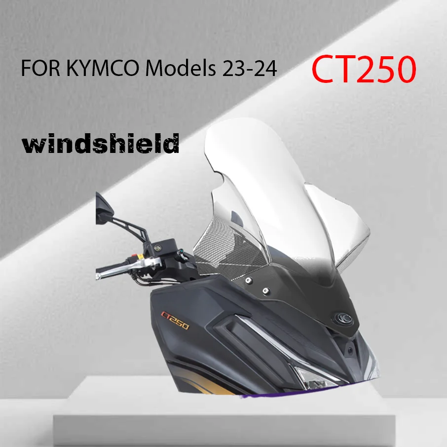 

FOR KYMCO model 2023-2024 racing boat CT250, with a raised windshield and a modified front windshield