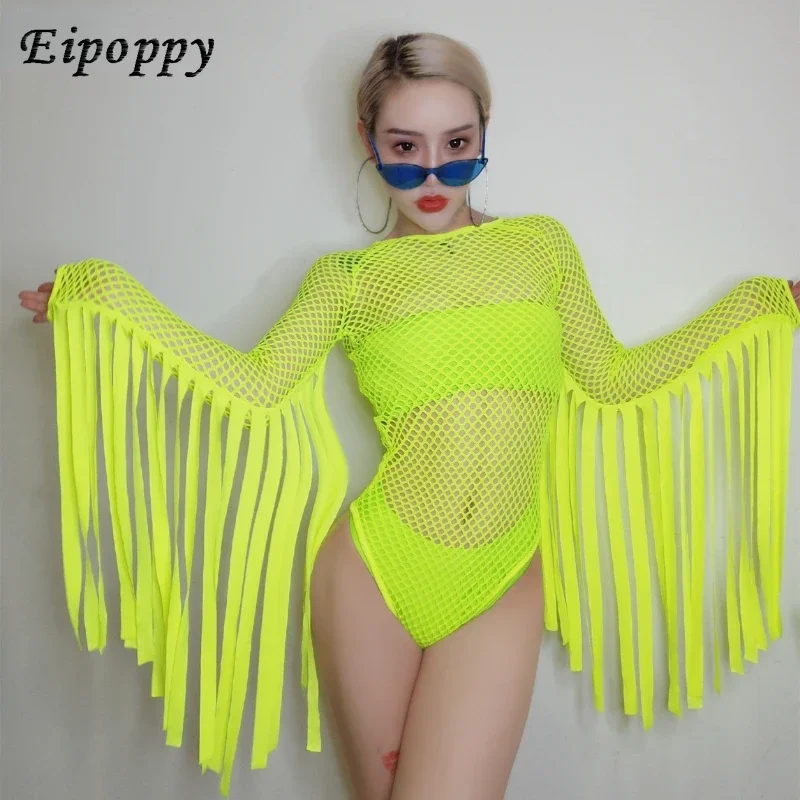 DJ Stage Suit para Dancing Performance, Roupas Hip Hop, Festival Rave Outfit, Clubwear e Dancer