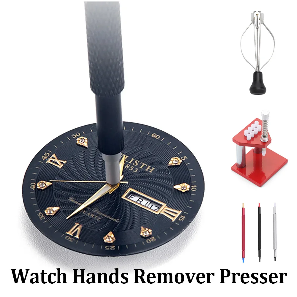 

for Watchmaker Accessories Kit Watch Hands Remover Presser Watch Needles Picker Puller Fitting Removal Tool Watch Repair Tool