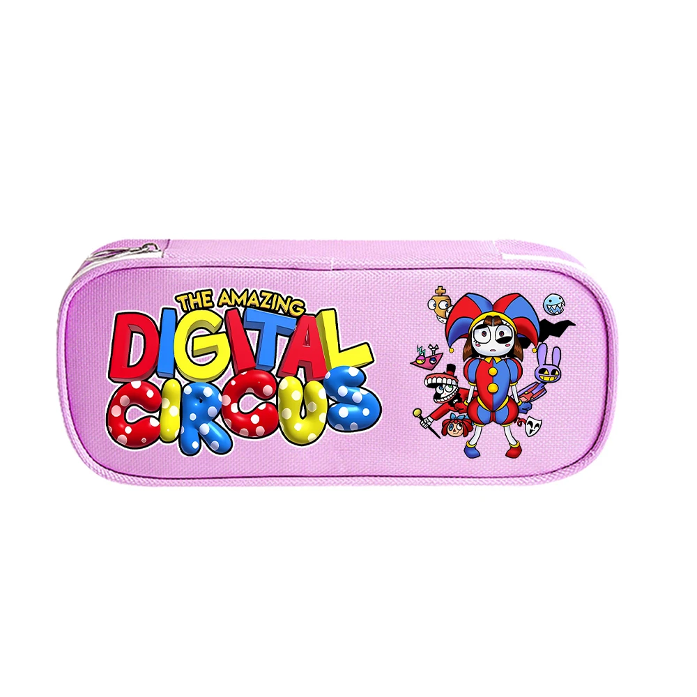 The Amazing Digital Circus Pencil Case Anime Pencil Cases Kids Cartoon Stationery Kawaii Pencil Bags Children School Supplies