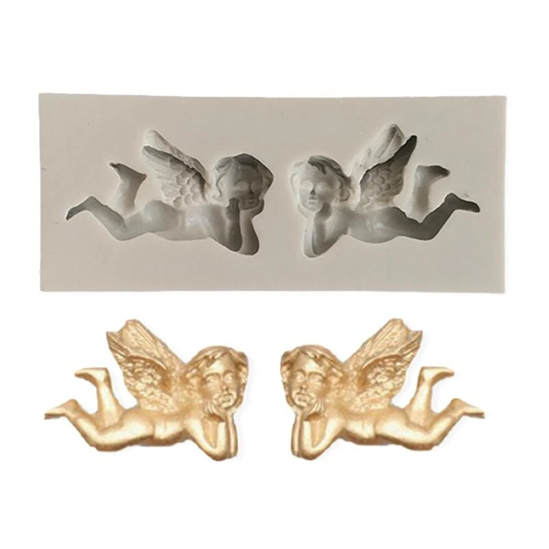 

Candy Moulds Angel Shaped Silicone Material for Kitchen Cake Fondant Chocolate