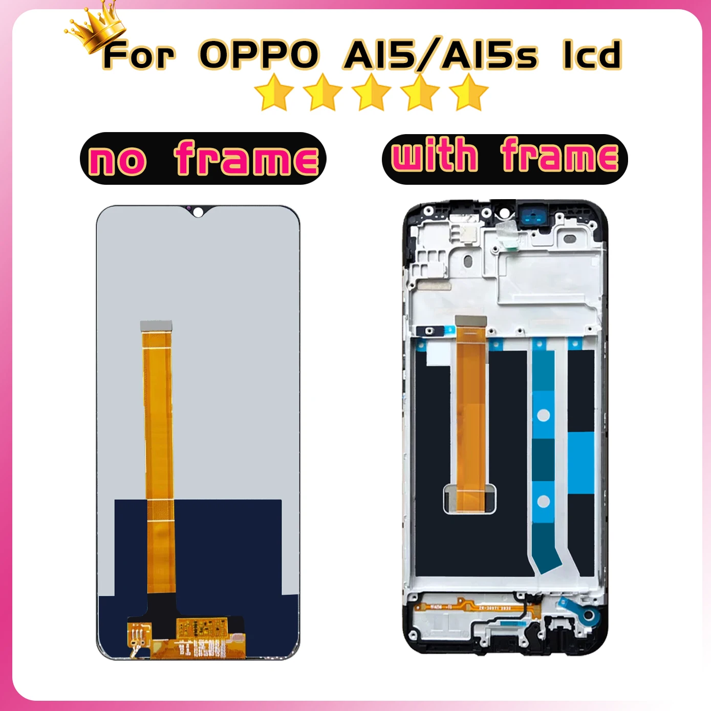 6.52\'\' Lcd For OPPO A15 CPH2185 LCD Display Touch Screen For OPPO A15s CPH2179 Digitizer Assembly Replacement High quality