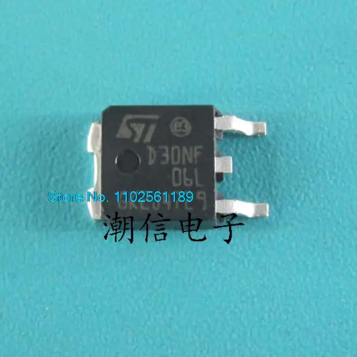 

20PCS/LOT D30NF06L STD30NF06L 30A 60V