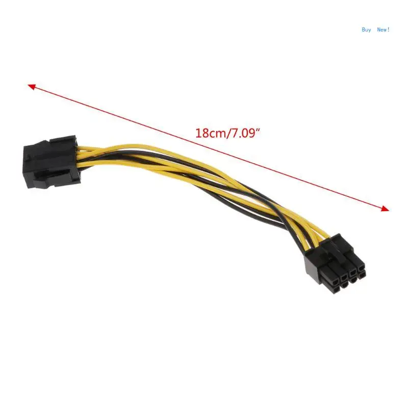 8-Pin Female to 8-Pin Male ATX EPS Power Extension Cable 7.09inches CPU Power Supply Converter Cable