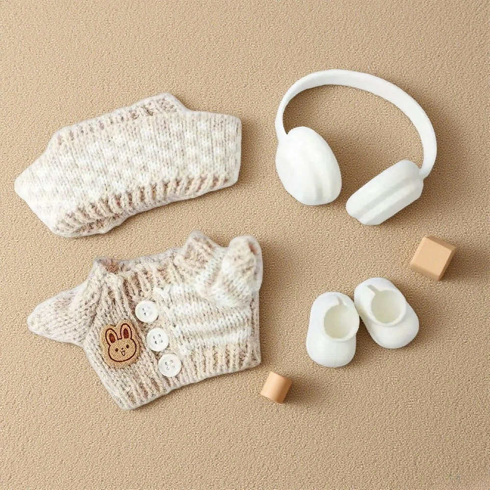 

Кукольный свитер, штаны, комплект обуви для одежды лабу, аксессуары для кукол 17 см, игрушки для девочек, подарок на Рождество и фестиваль, день рождения