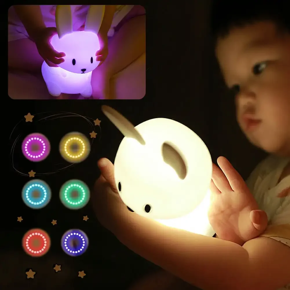 子供の部屋,カワイイランプ,保育園の装飾,男の子と女の子へのギフト,USB,シリコン