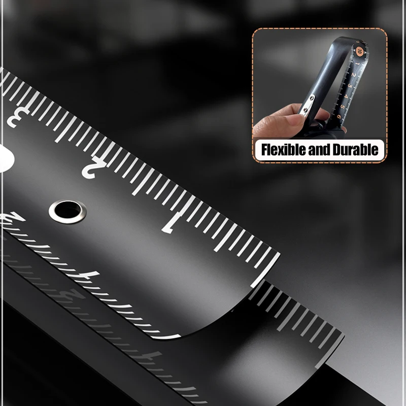 ديلي 5 متر أشرطة القياس سميكة عالية الدقة الصلب شريط القياس متعدد الوظائف المنزلية النجارة أدوات قياس المحمولة #2