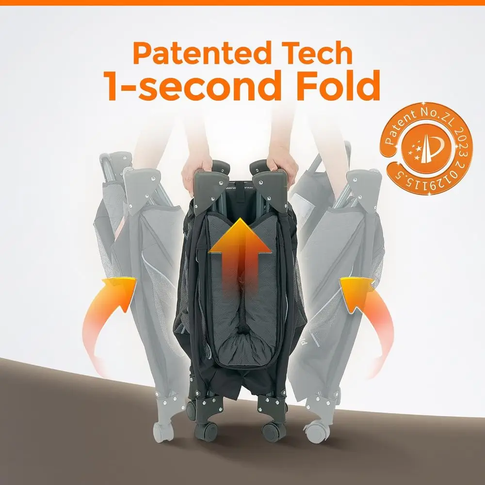 Draagbare 4-in-1 Playard met stalen frame, commode, vergrendelbare wielen en ademend gaas voor de veilige slaap van baby's