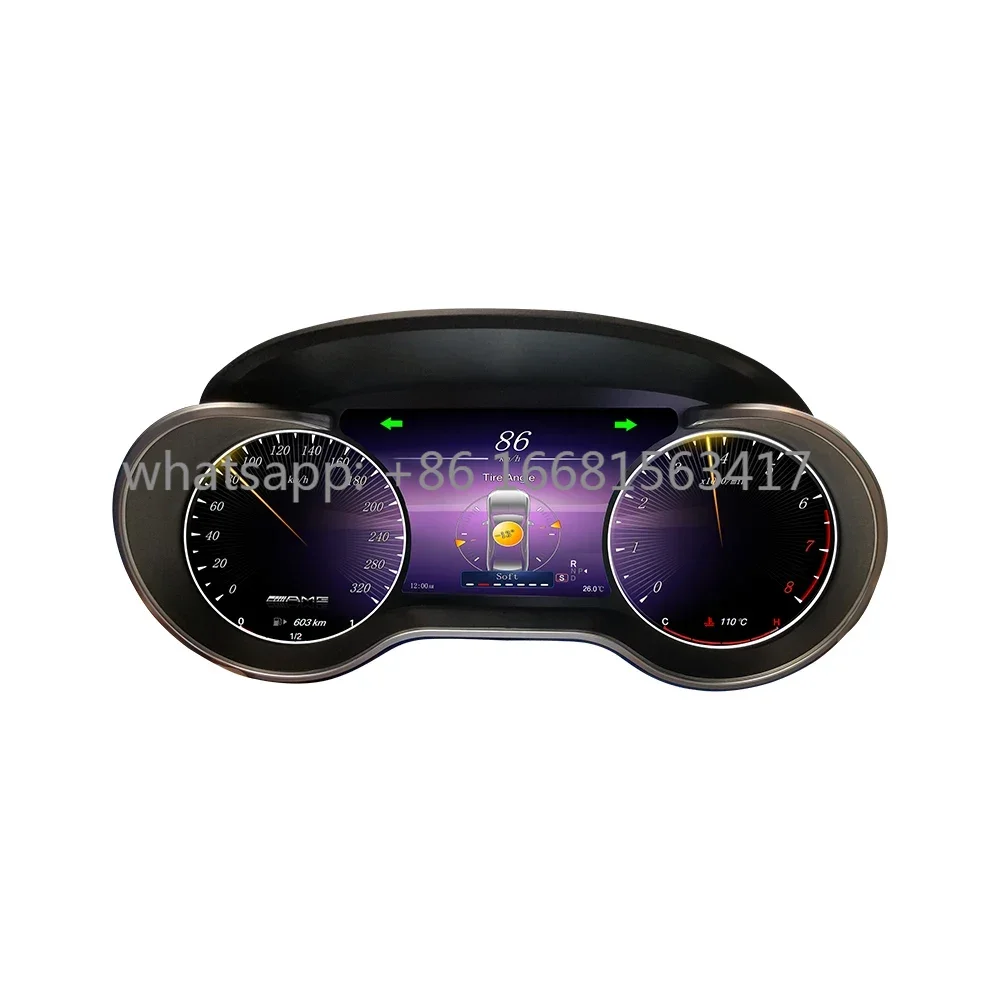 

Car Digital Cluster Virtual Cockpit For Mercedes Benz GLE GLS 2015-2019 Odometer Player Dashboard Speed LCD Meter Screen