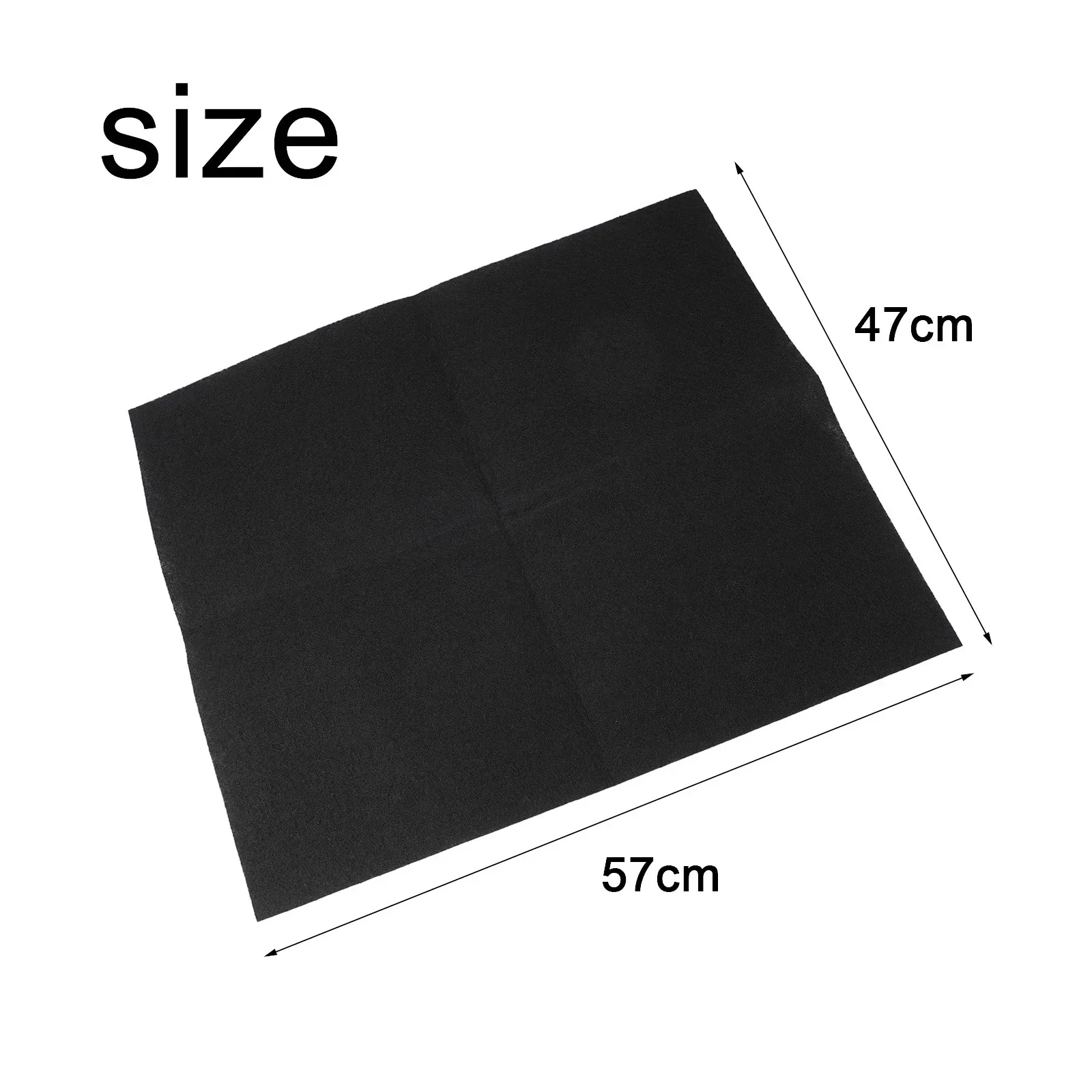 1PCS 57X47cm Range Hood Activated Carbon Filter Cotton Auitable For All Range Hoods Polyurethane Carbon Range Hood Filter