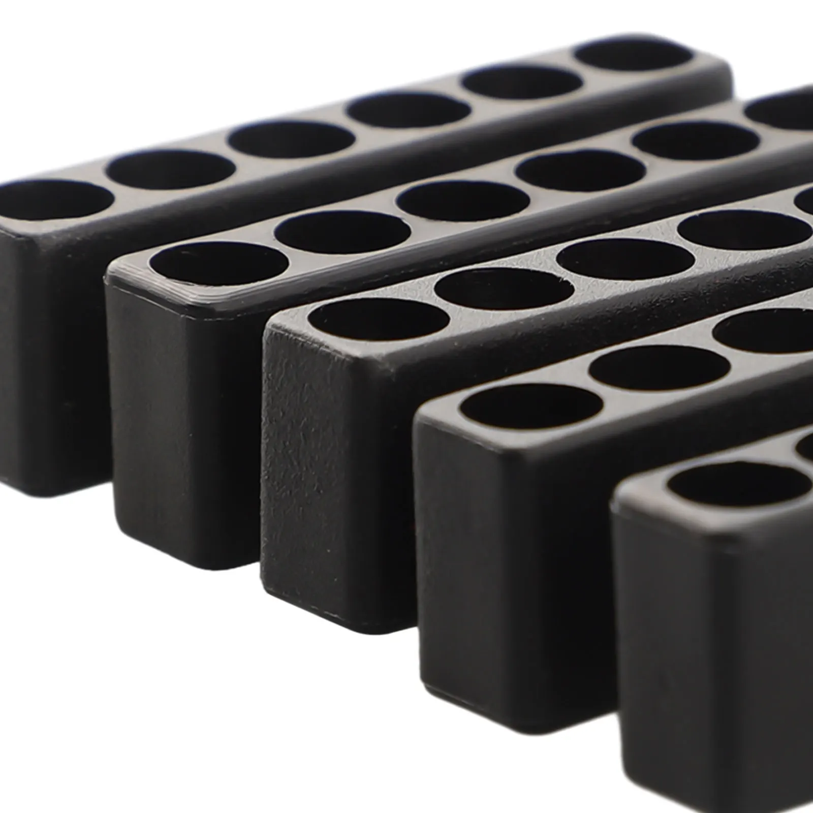 Drill Bit Storage Black As Pictures Show Bit Holder 1 4 Inch Hex Clutter-Free Storage Easy To Organize 6.35mm Compatibility