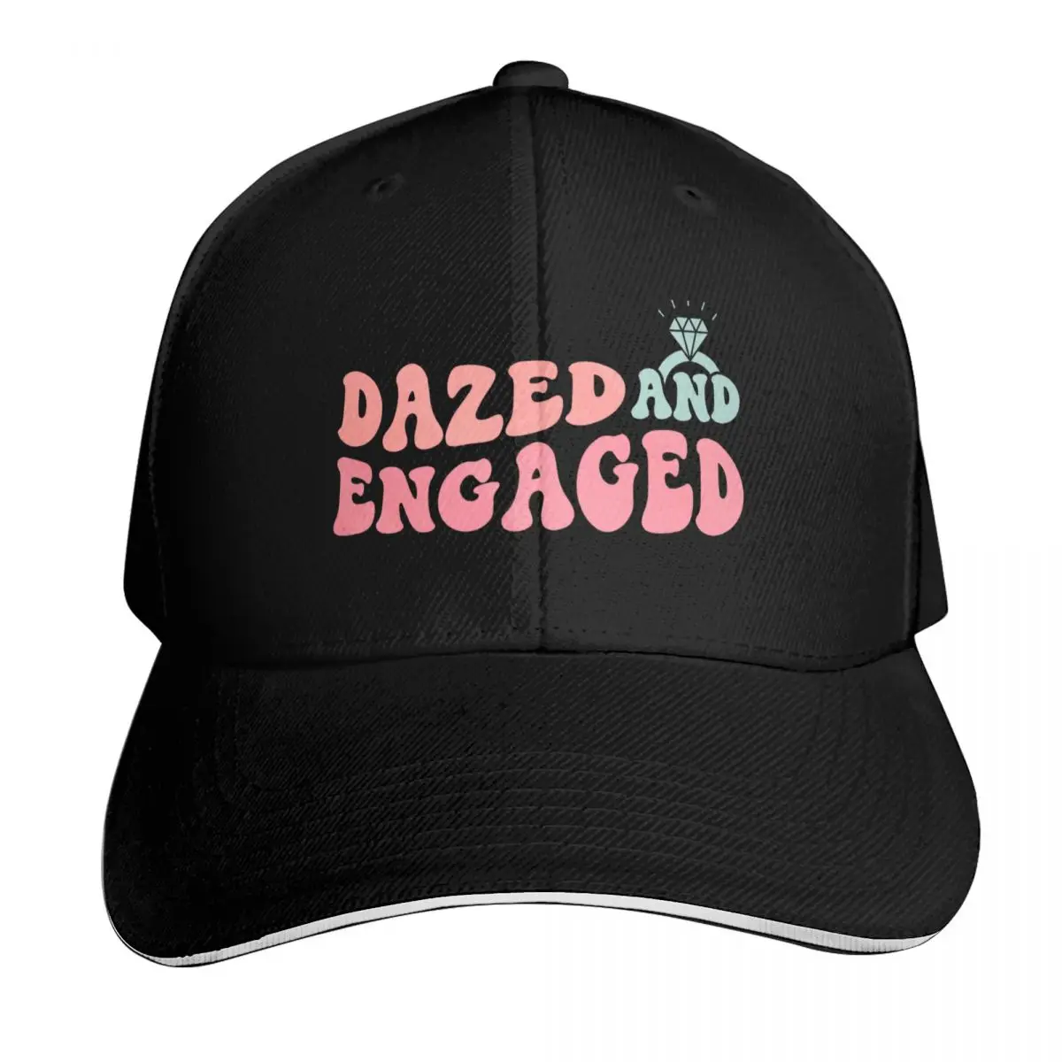 Dazed and Engaged Baseball Cap Adjustable Buckle Closure Moisture Wicking Quick Dry Curved Brim Classic Fit