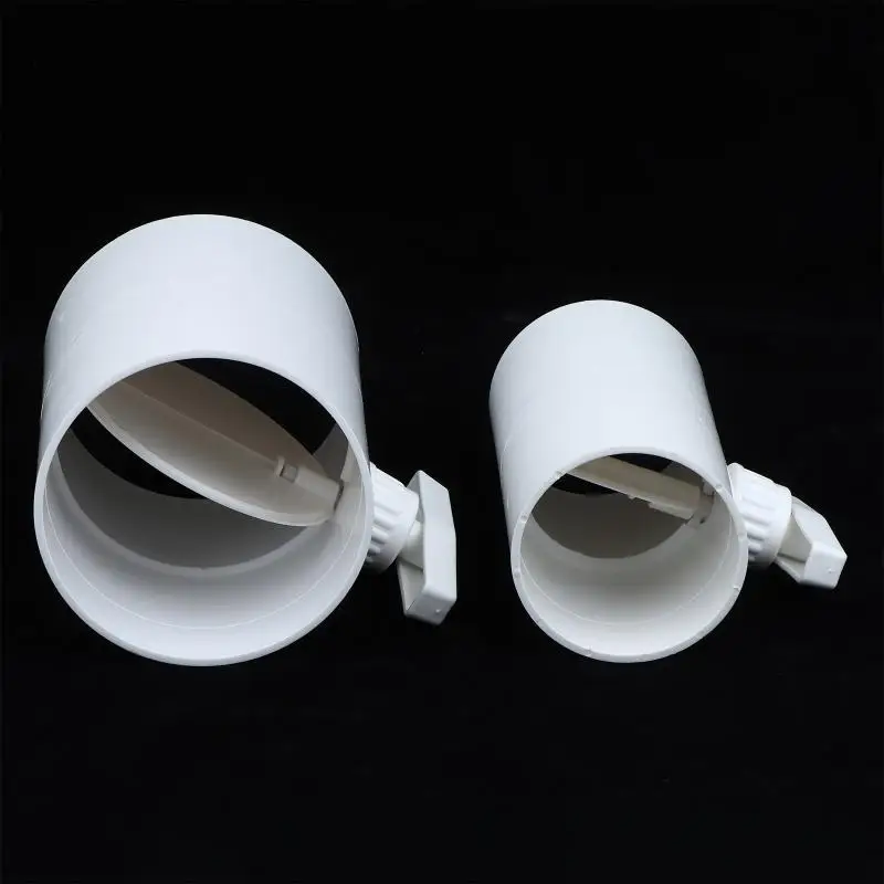 Portable PVC Air Valve Adjustable Round Duct Air Flow Regulator 75/110/150/160/200mm for Range Hood Exhaust Pipe