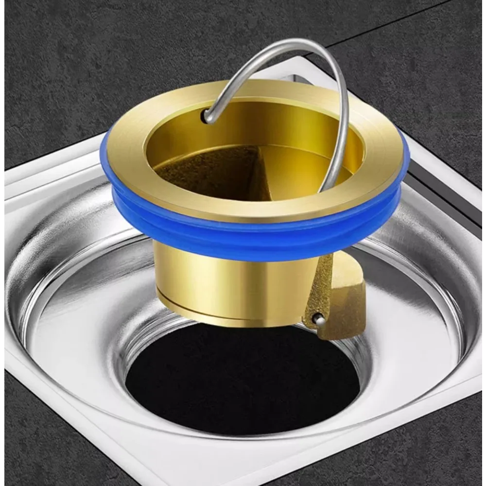 

1 шт., латунный сливной сердечник для пола, быстрый дренаж, защита от насекомых, раковина для ванной комнаты, сетчатый фильтр для душа, предотвращающий обратный слив для пола Baño