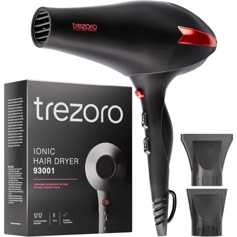 

TREZORO Salon Hair Dryer - Professional Blow Dryer - Lightweight Travel Hairdryer for Normal & Curly Hair