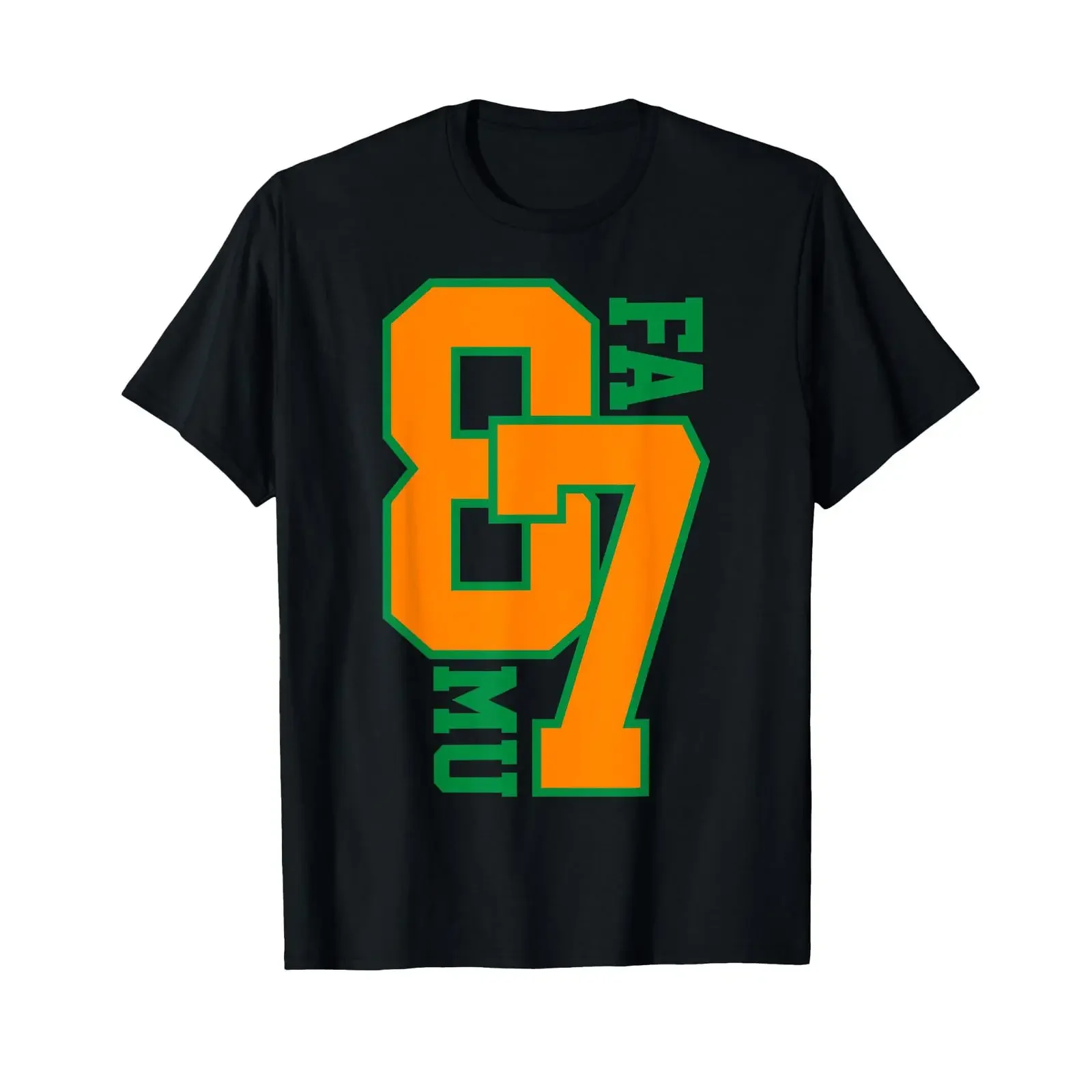 87 F A M U FL Era T Shirt vintage Washed Comfortable Casual fashion graphic Top For Everyday Wear designer clothes Unisex Soft