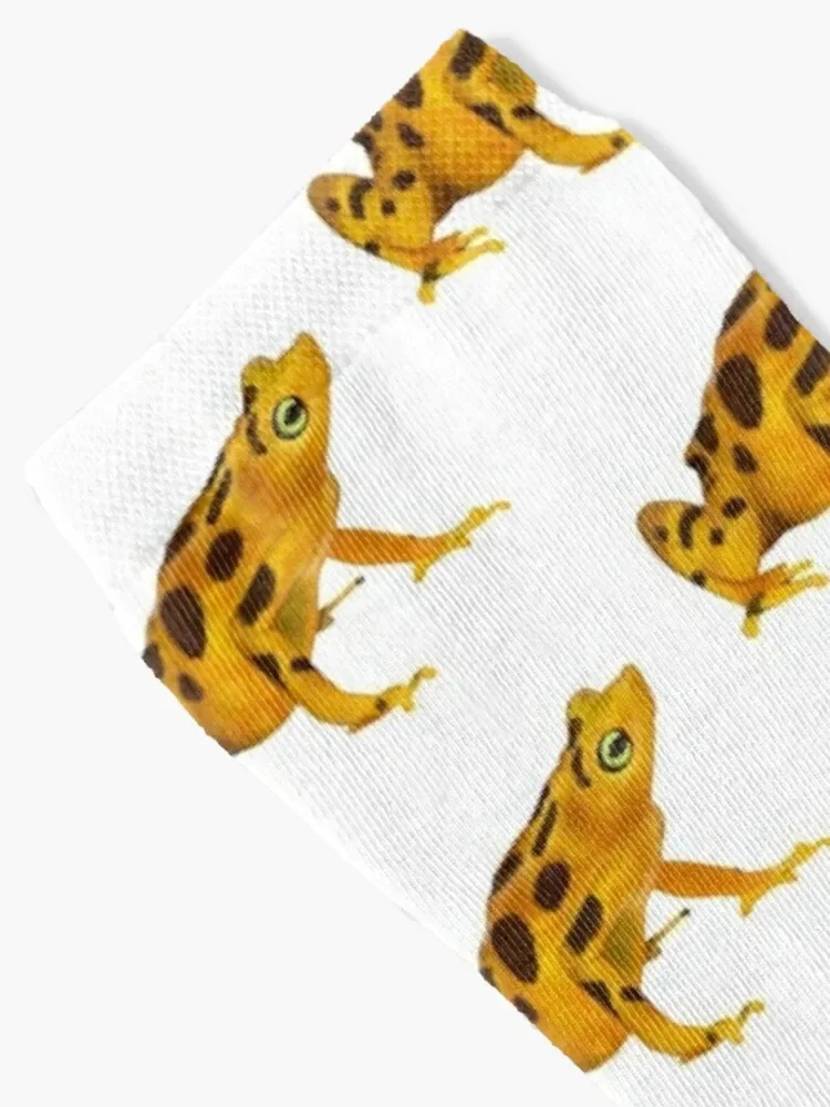 Panamanian Golden Frog (Atelopus zeteki) Socks aesthetic cool Men's Socks Luxury Women's