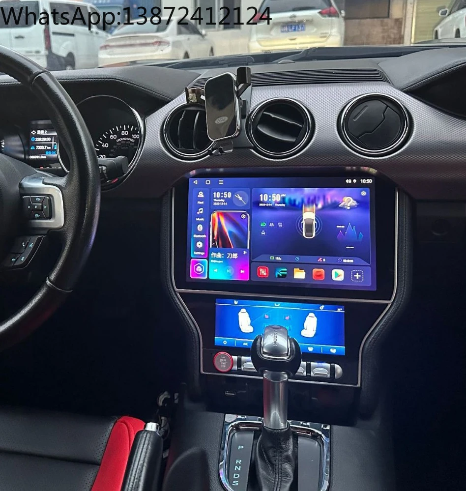 

11.5 Inch Screen for Ford Mustang 2015 2016 Android Large Vertical Screen Carplay Navigation 360 Panoramic Machine