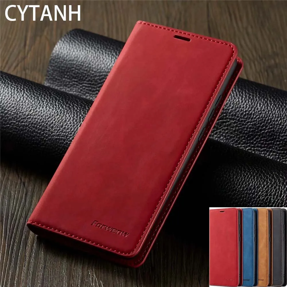 Luxury Case For Samsung Galaxy A20 A30 A40 A50 A70 Phone Case Leather Flip Wallet Magnetic Cover card Coque Fundas Q14F