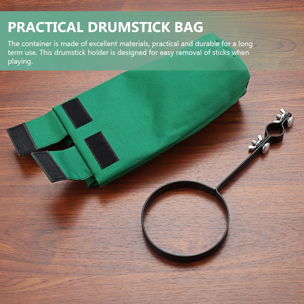 

Drum Stick Storage Bag Drumstick for Kit Holder Drumsticks Hanging Display Wall Canvas Organizer