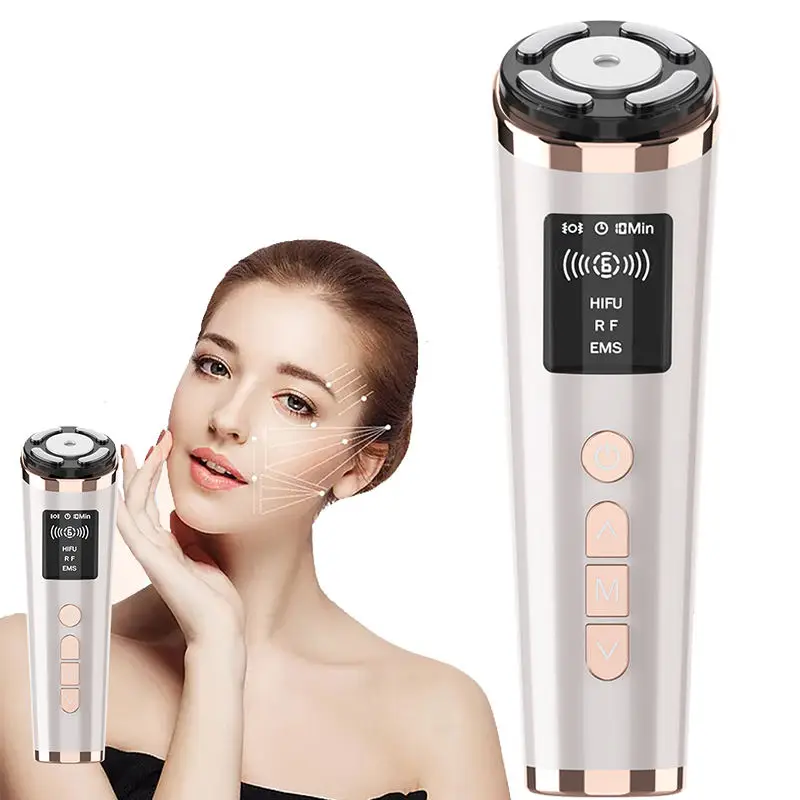 Machine de Lifting du visage EMS 4 en 1, 3 couleurs, Led, raffermissement de la peau, soins de la peau, rajeunissement du visage, effet de levage, dispositif de beauté