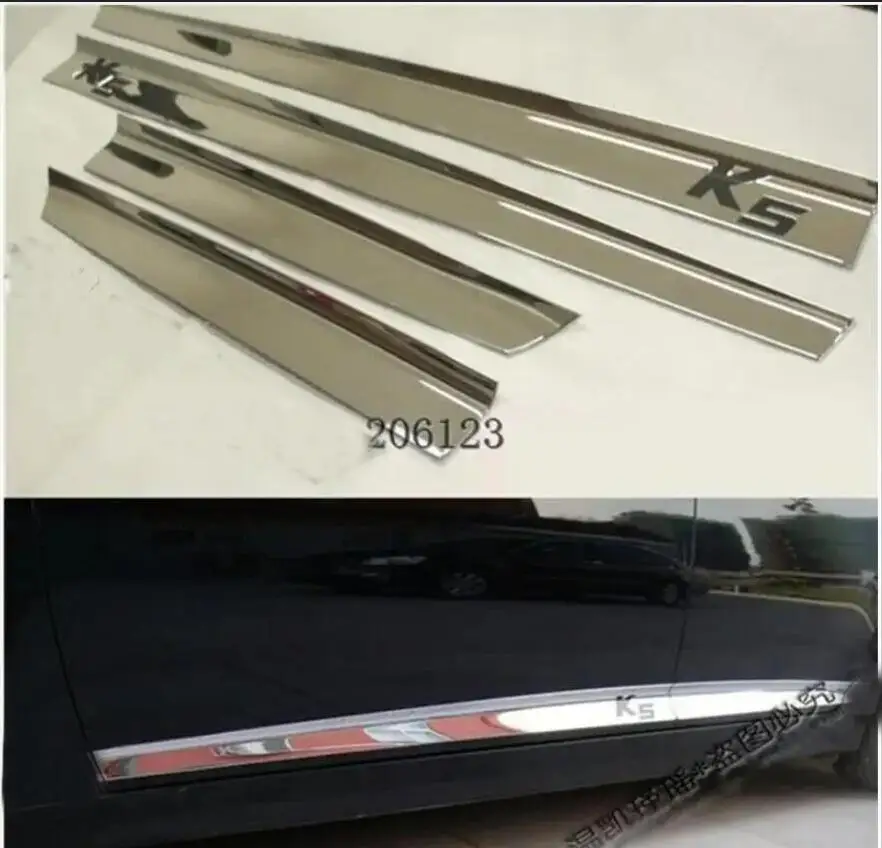 2011 2012 2013 2014 2015  FOR KIA Optima/K5 High quality ABS Chrome body side moldings side door decoration