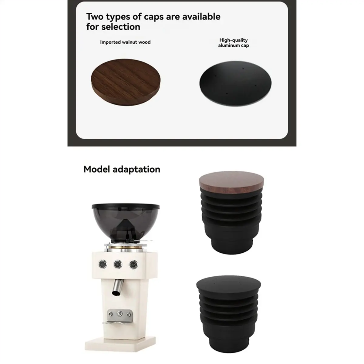 A06R Kaffee-Luftgebläse-Silos für Gemilai 9015C Kaffeemühle, Effizienter Staubentferner A