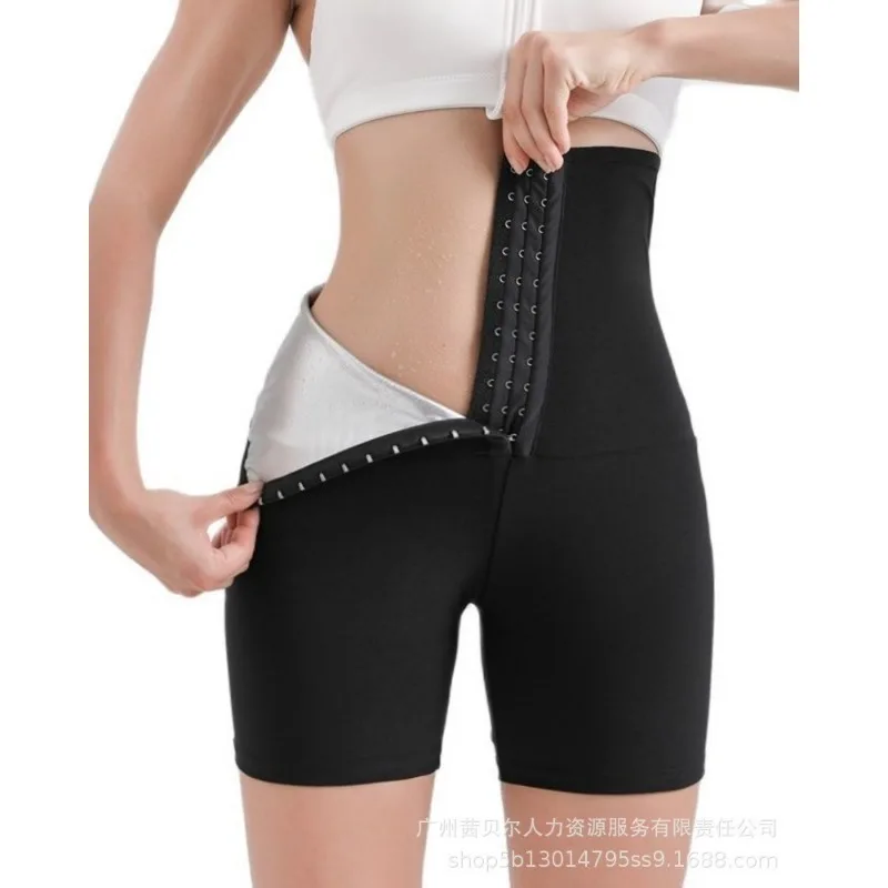 

Training Shaping Pants Waist Thickening Sports Belly Legging Trousers Women's Yoga Shorts Warm Waist Breasted Shorts