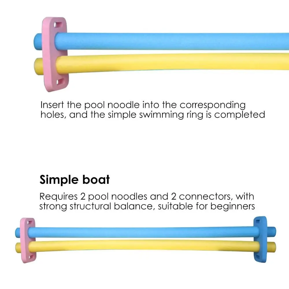 Foam Connector Swim Noodle Connector Swimming Training Aid Accessory Colorful Noodle Builder Connector Kids' Swim Noodles