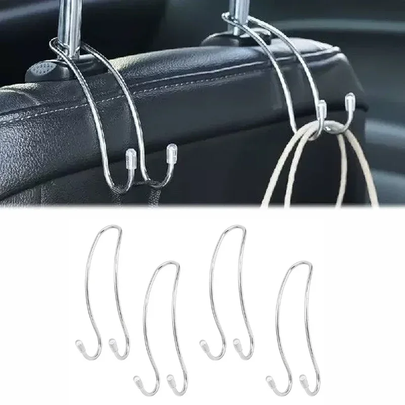 Stainless steel car hook multifunctional hidden car seat back extension storage car interior hook