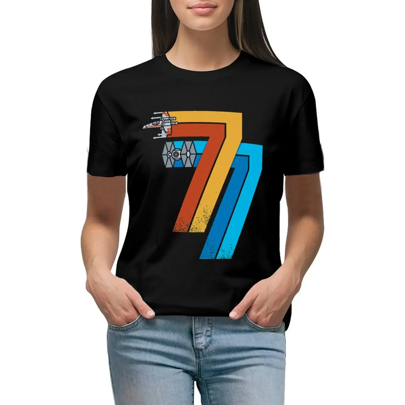 

May 25th, 1977 T-Shirt cute clothes tops animal print shirt for girls lady clothes western t-shirt dress for Women