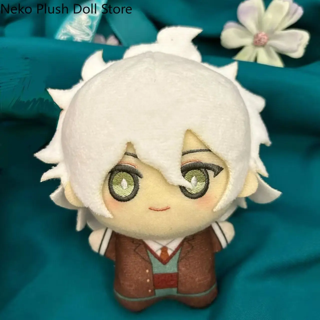

Cute Nagito Komaeda Anime Game Doll Plush Doll Starfish Body Pendant Cosplay Anime Keychain Toy 10cm